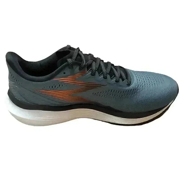 361 Spire 5 Mens 10 Stormy Gray Orange Stability Athletic Running Shoes NEW - Picture 4 of 7